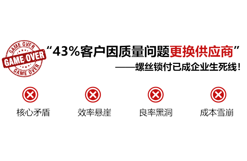 M1.4微型螺絲鎖付良率暴跌至78%，澤達(dá)工業(yè)4.0方案如何3倍提效破局？